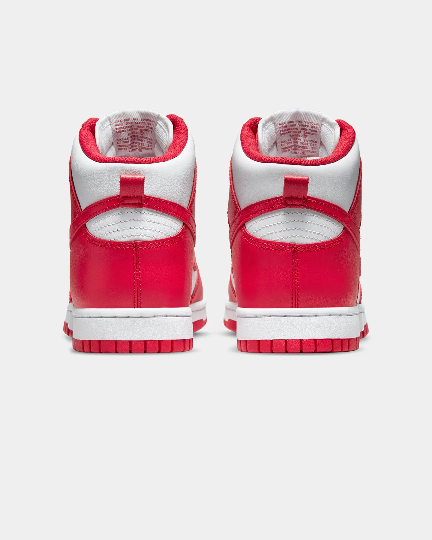 Nike Dunk High Retro University red