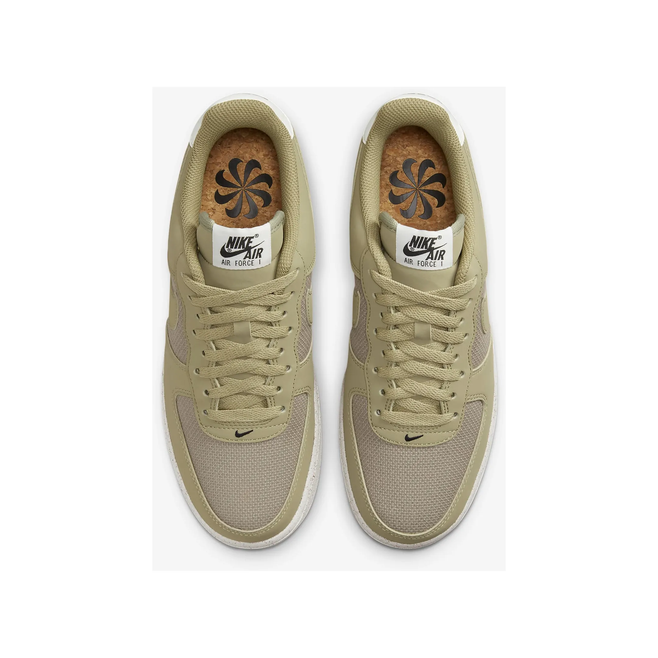 Nike Men's Air Force 1 '07 LV8 Shoes - Neutral Olive / Sail / Black