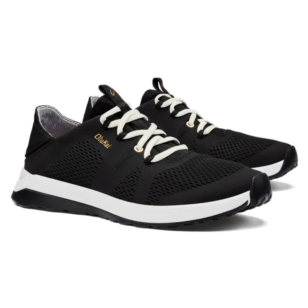 OluKai Huia Black Athleisure Shoe (Women’s)