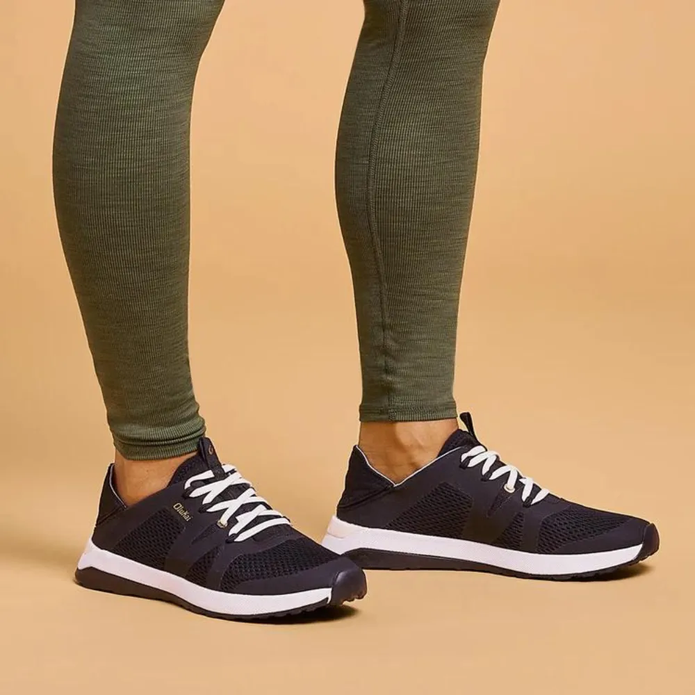 OluKai Huia Black Athleisure Shoe (Women’s)