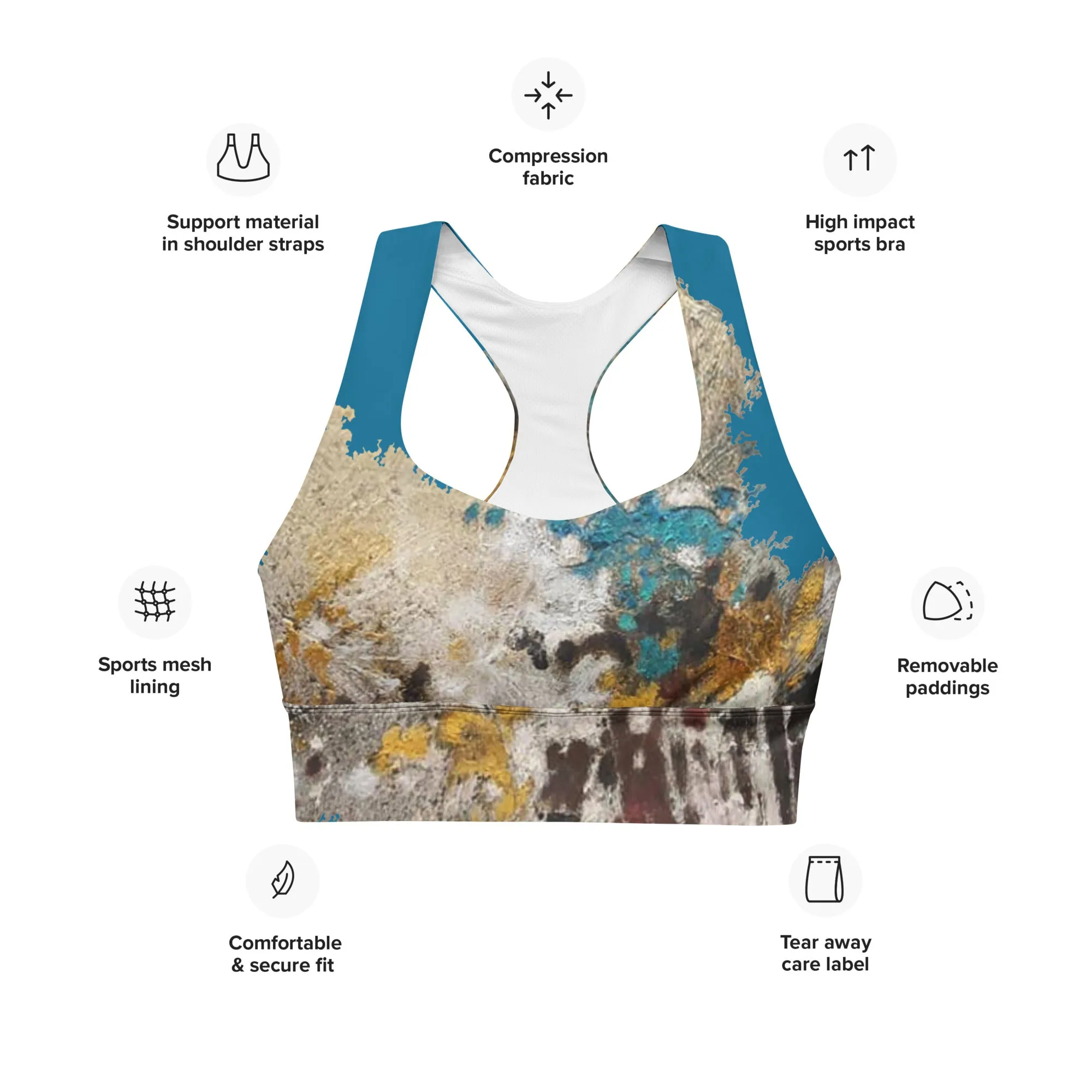 ORIGEN.Longline sports bra