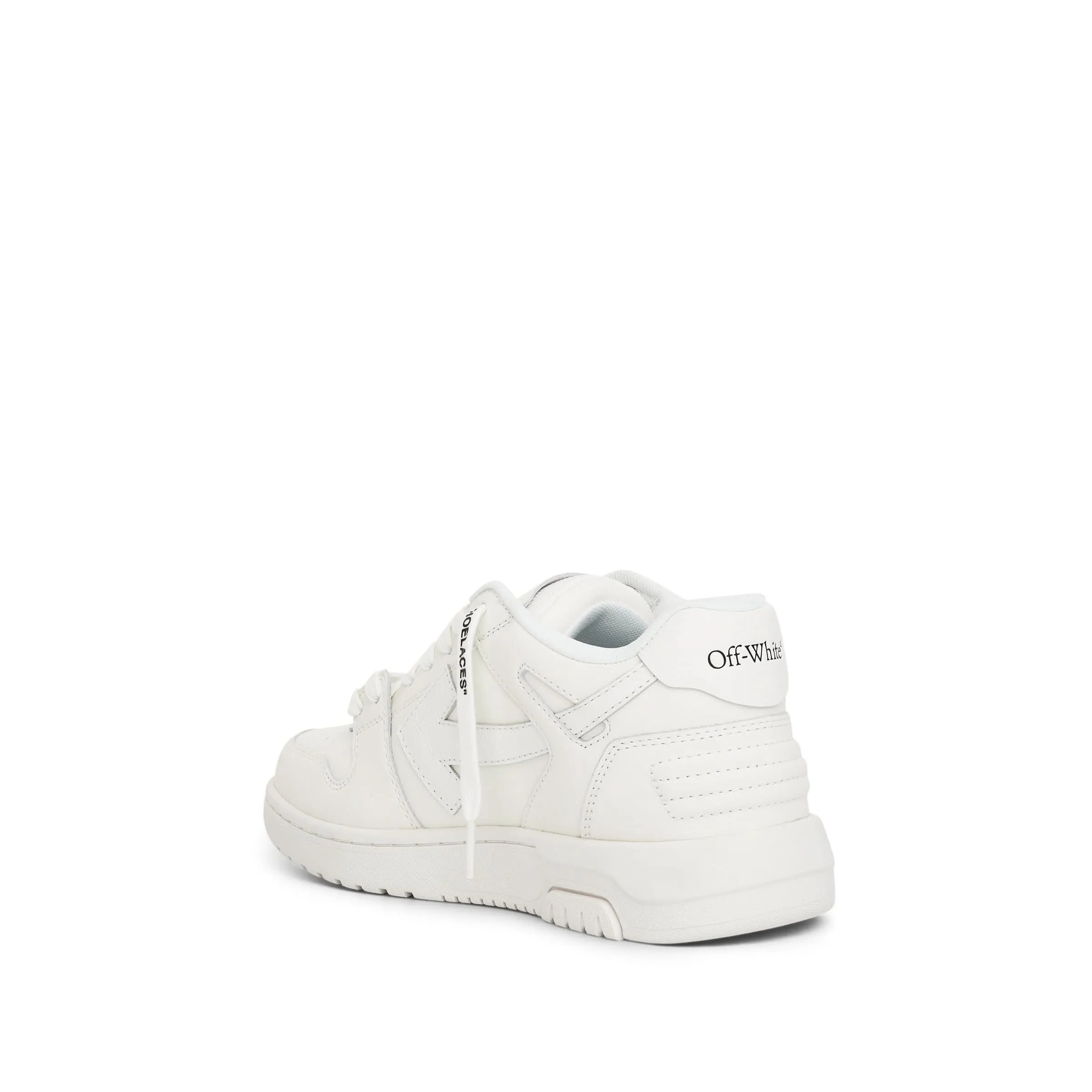 Out of Office "For WALKING" Leather Sneaker in White/Pink