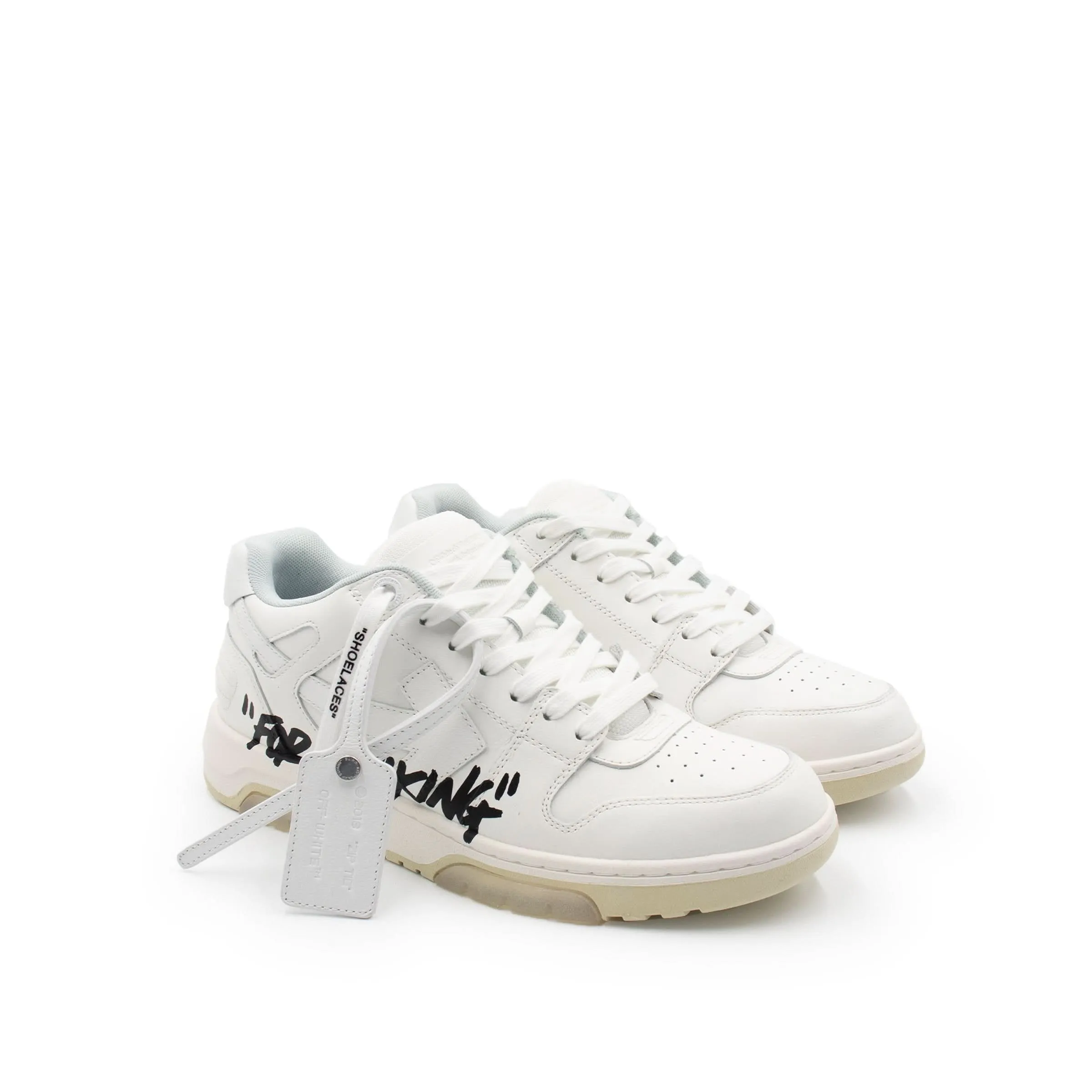 Out Of Office "For Walking" Sneakers in White/Black