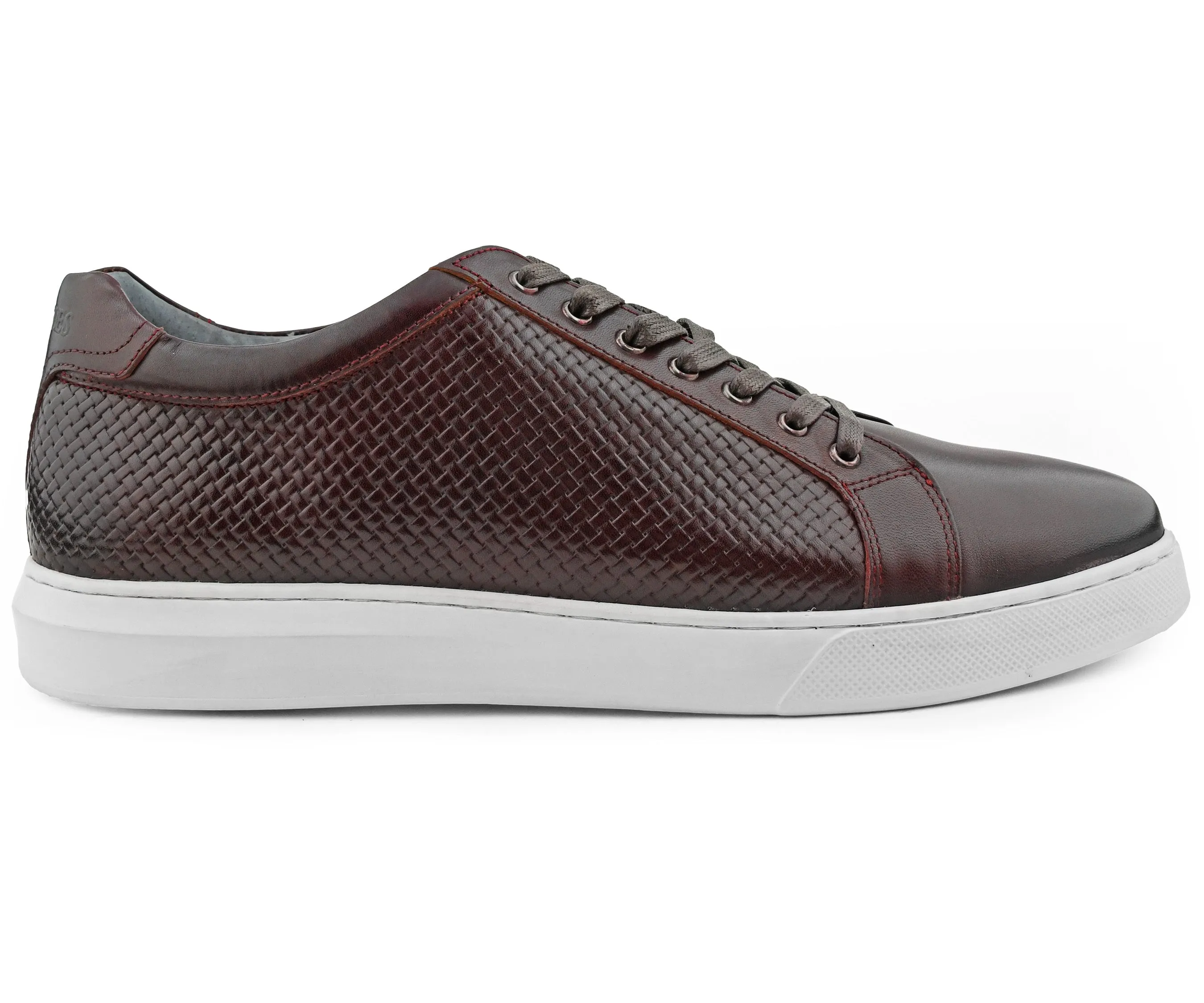 Oxblood Red Leather Sneaker