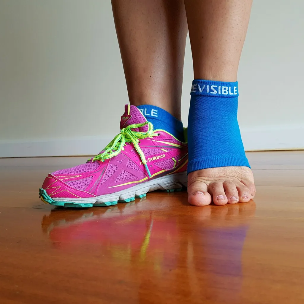 Plantar Fasciitis Socks - Foot Compression Sleeves - Electric Blue