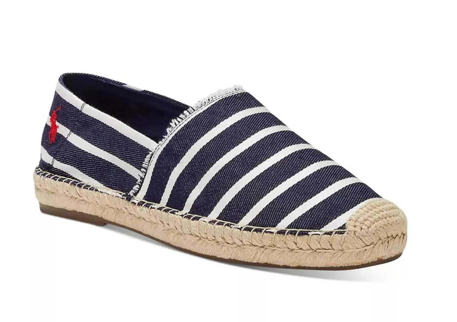 RALPH LAUREN -  Cevio Crest Madras Espadrille