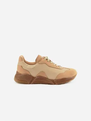 RC Unisex Apple Leather Vegan Sneakers | Beige