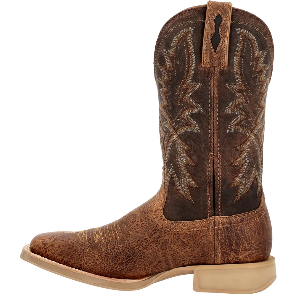 Rebel Pro Lite Rustic Embroidered Square Toe Cowboy Boots