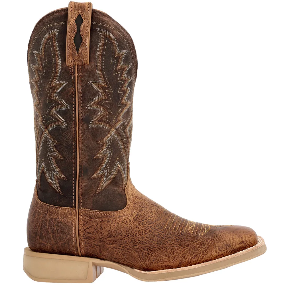 Rebel Pro Lite Rustic Embroidered Square Toe Cowboy Boots