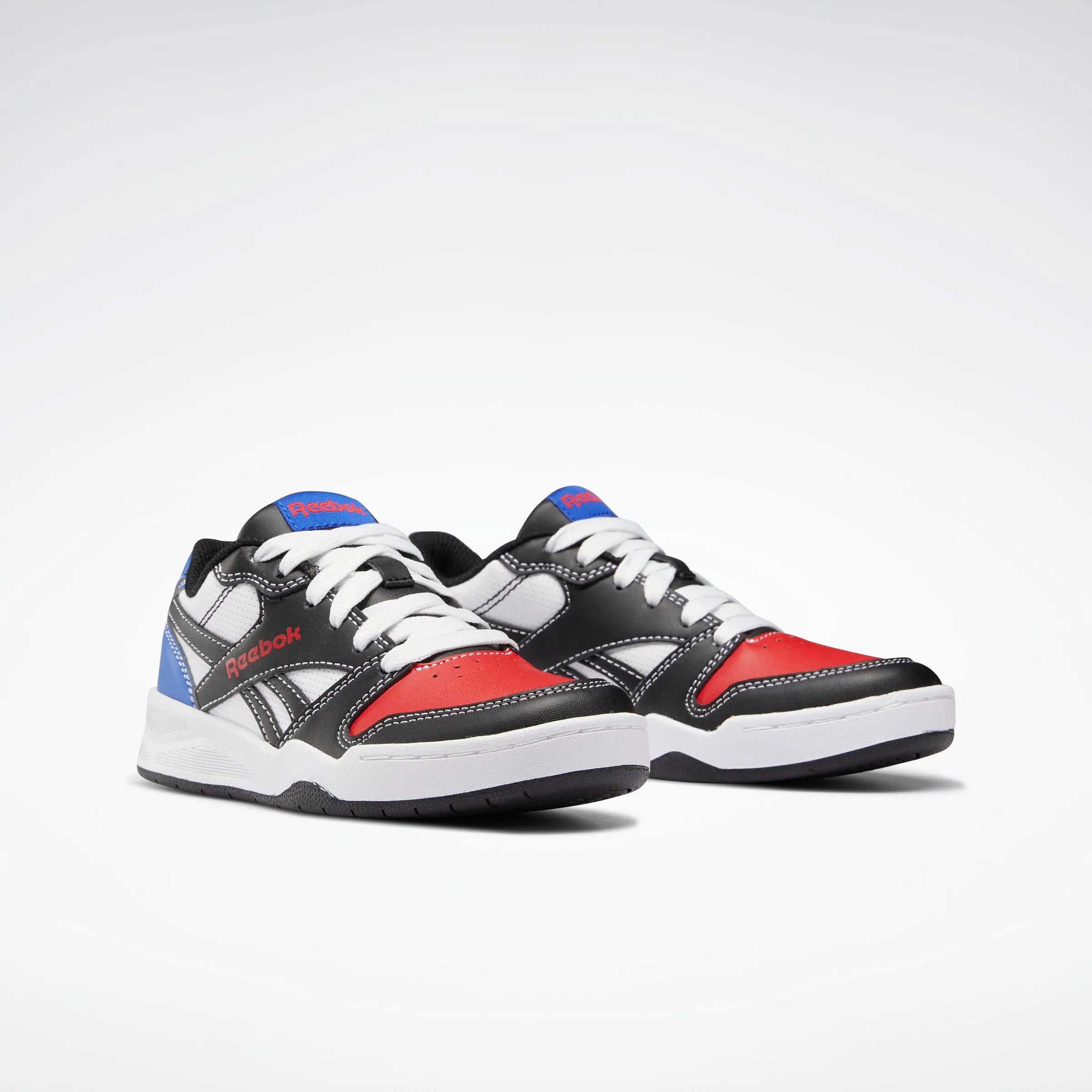 Reebok Footwear Kids Bb4500 Court Low Shoes Child Black/White/Coublu