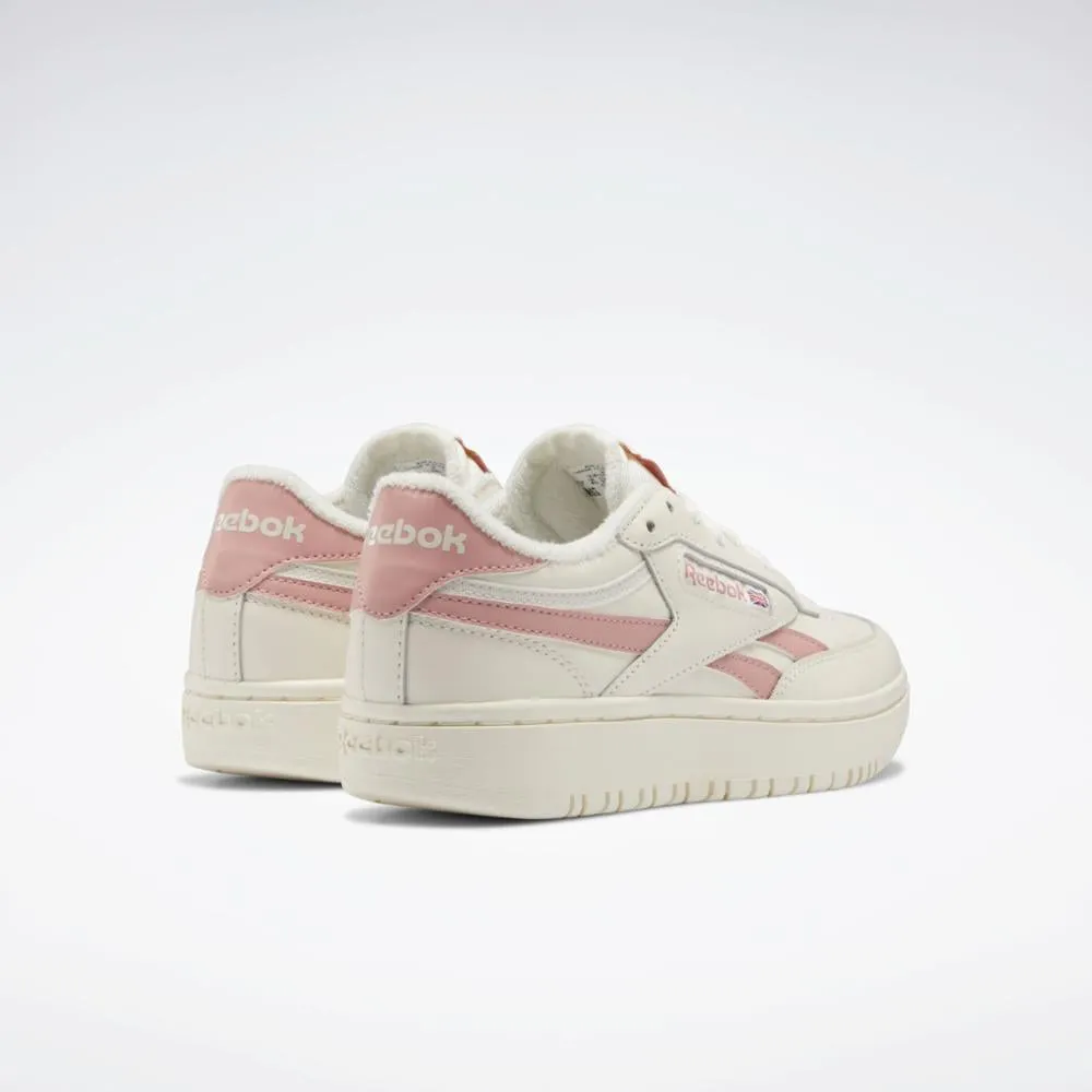 Reebok Footwear Women Club C Double Shoes CHALK/SMOKEY ROSE/CHALK