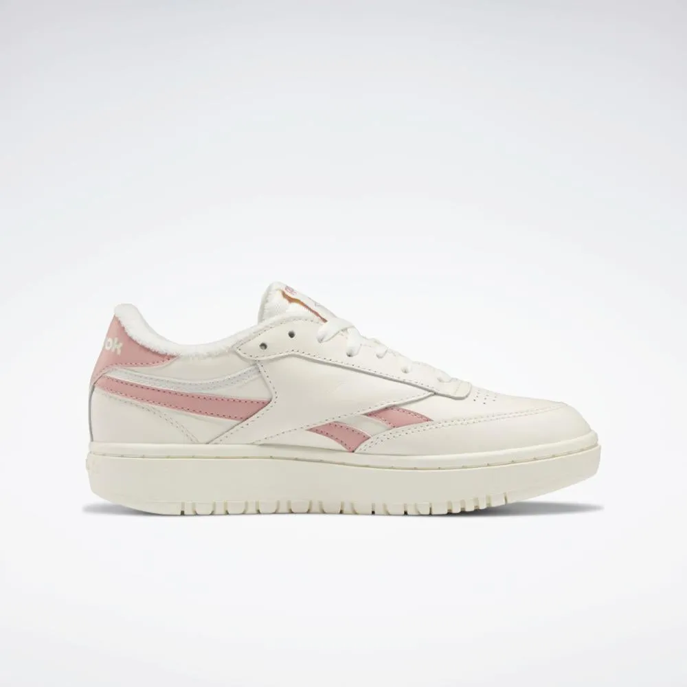 Reebok Footwear Women Club C Double Shoes CHALK/SMOKEY ROSE/CHALK