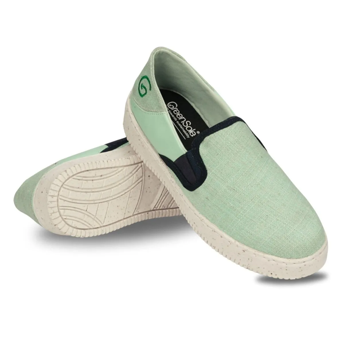 Seafoam Swirl Women's Slip-On Shoes