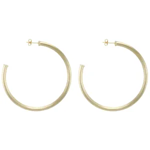 Sheila Fajl - Everybody's Favorite Hoops - Brushed 18K Gold Plated