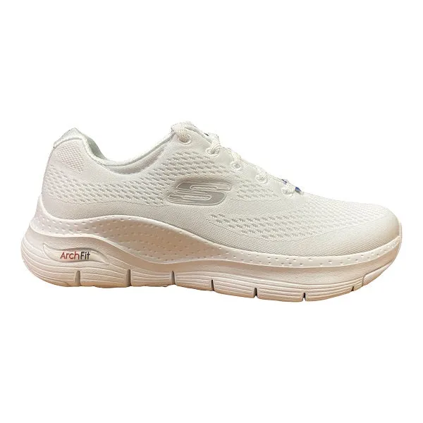 Skechers scarpa sneakers da donna Arch Fit Big Appeal 149057/WNVR bianco