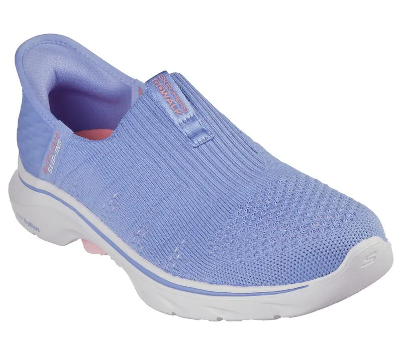 Skechers Women's Slip-Ins GO WALK 7 City Lights - Purple/Pink