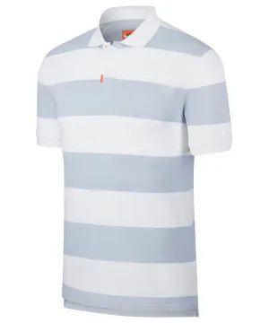 Sky Grey/White/White - The Nike polo golf stripe slim