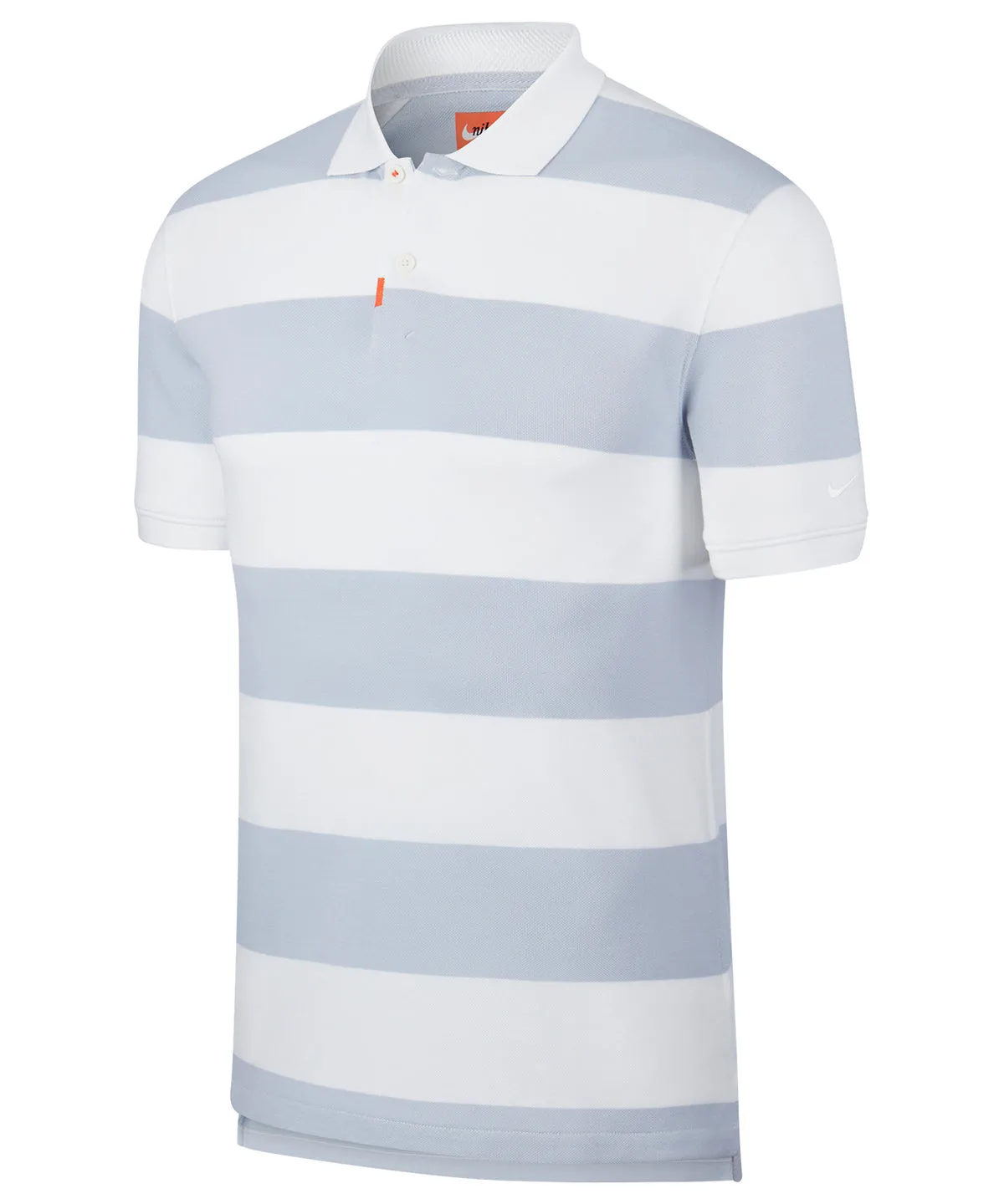 Sky Grey/White/White - The Nike polo golf stripe slim