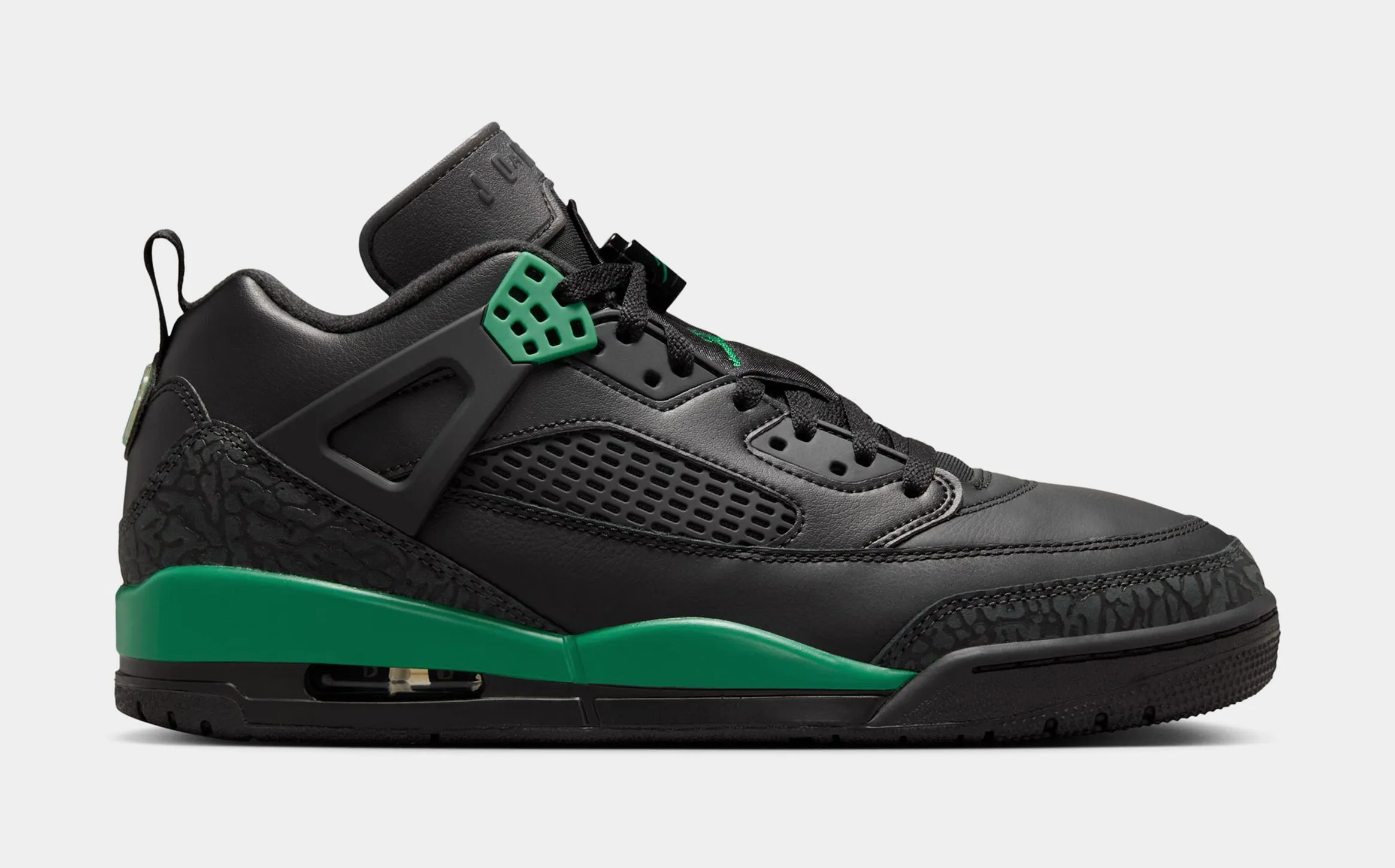 Spizike Low Mens Lifestyle Shoes (Black/Anthracite/Pine Green)