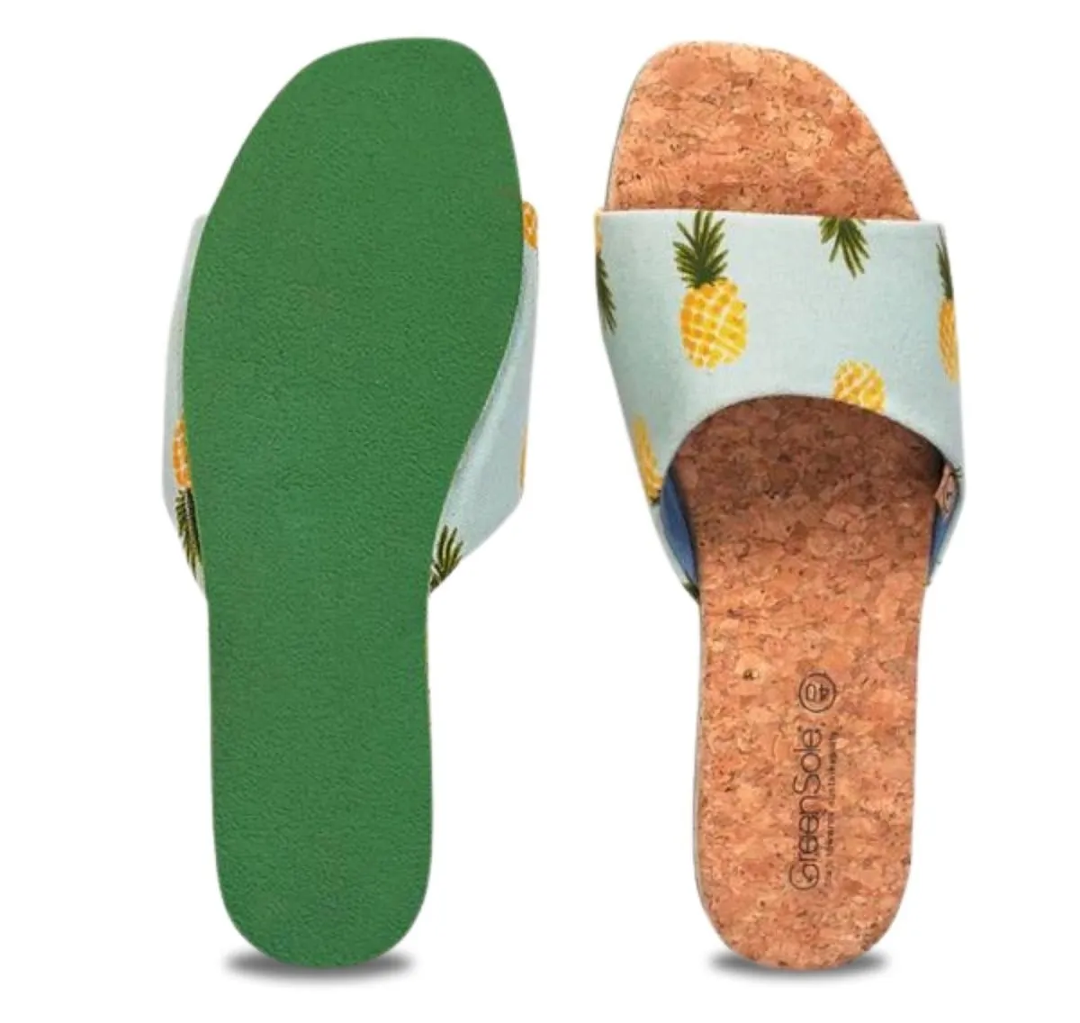 Sunshine Pineapple Women's Flip Flop Sandals