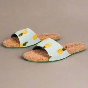 Sunshine Pineapple Women's Flip Flop Sandals