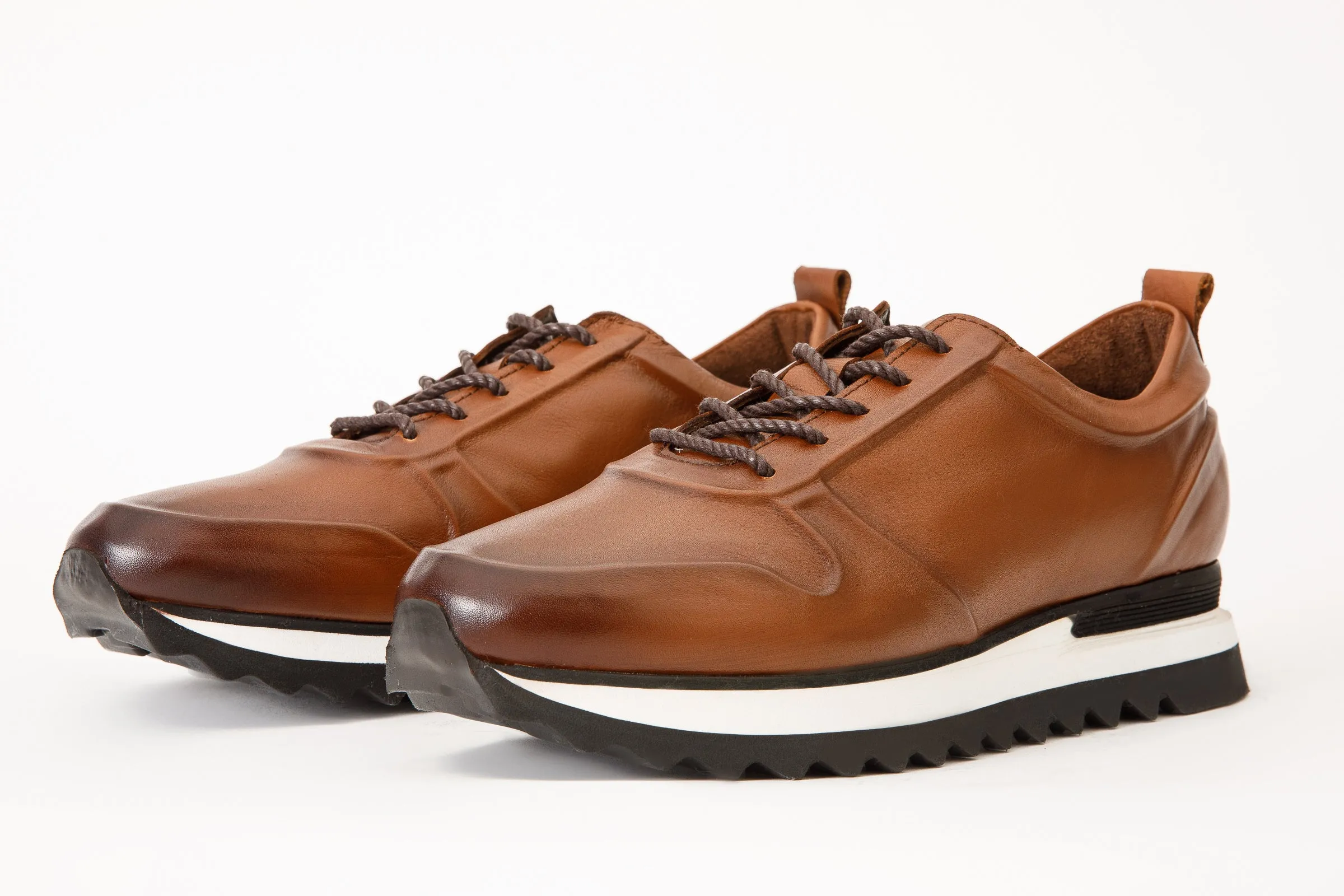 The Barnett Tan Leather Men Sneaker Final Sale!