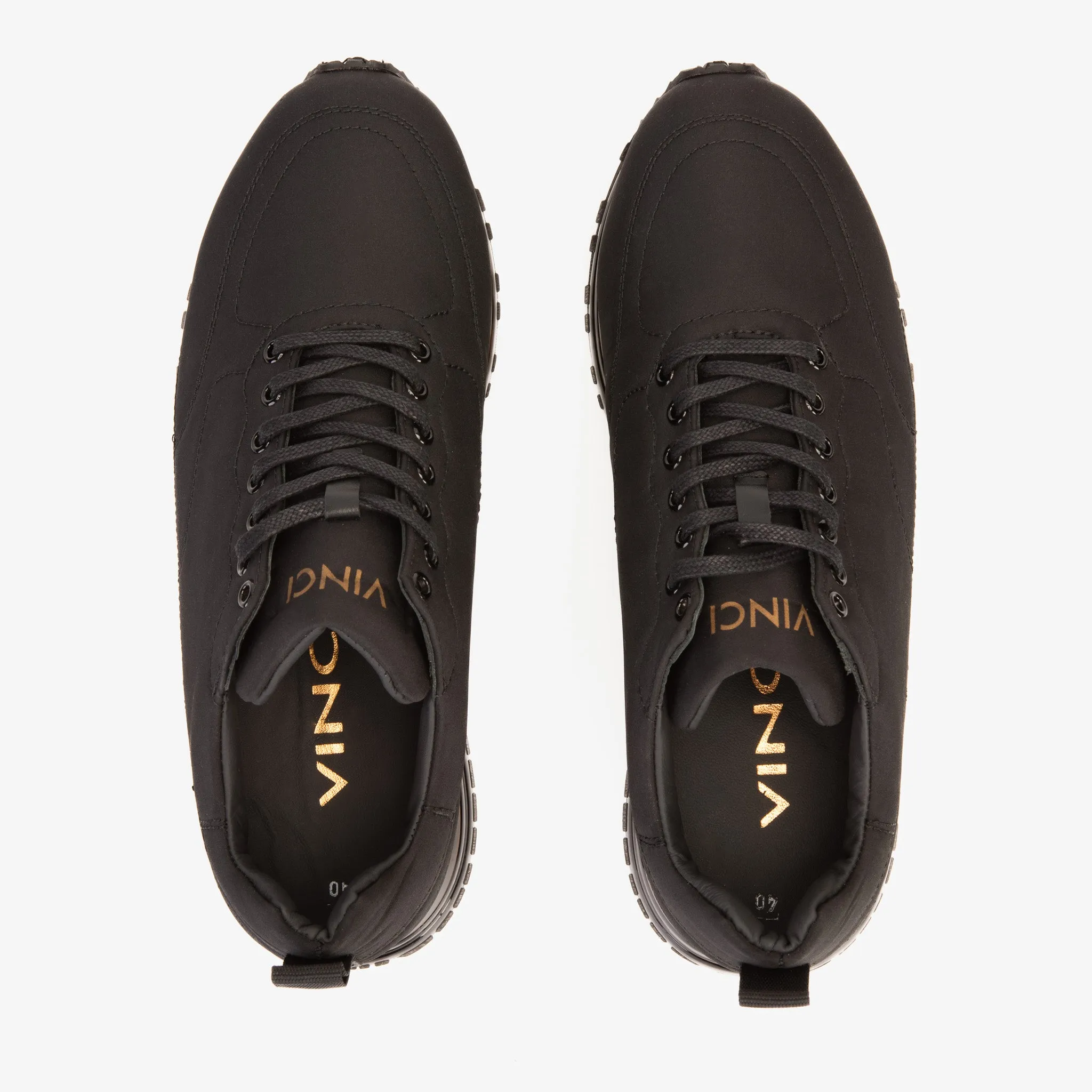 The Lexington Black Leather Men Sneaker