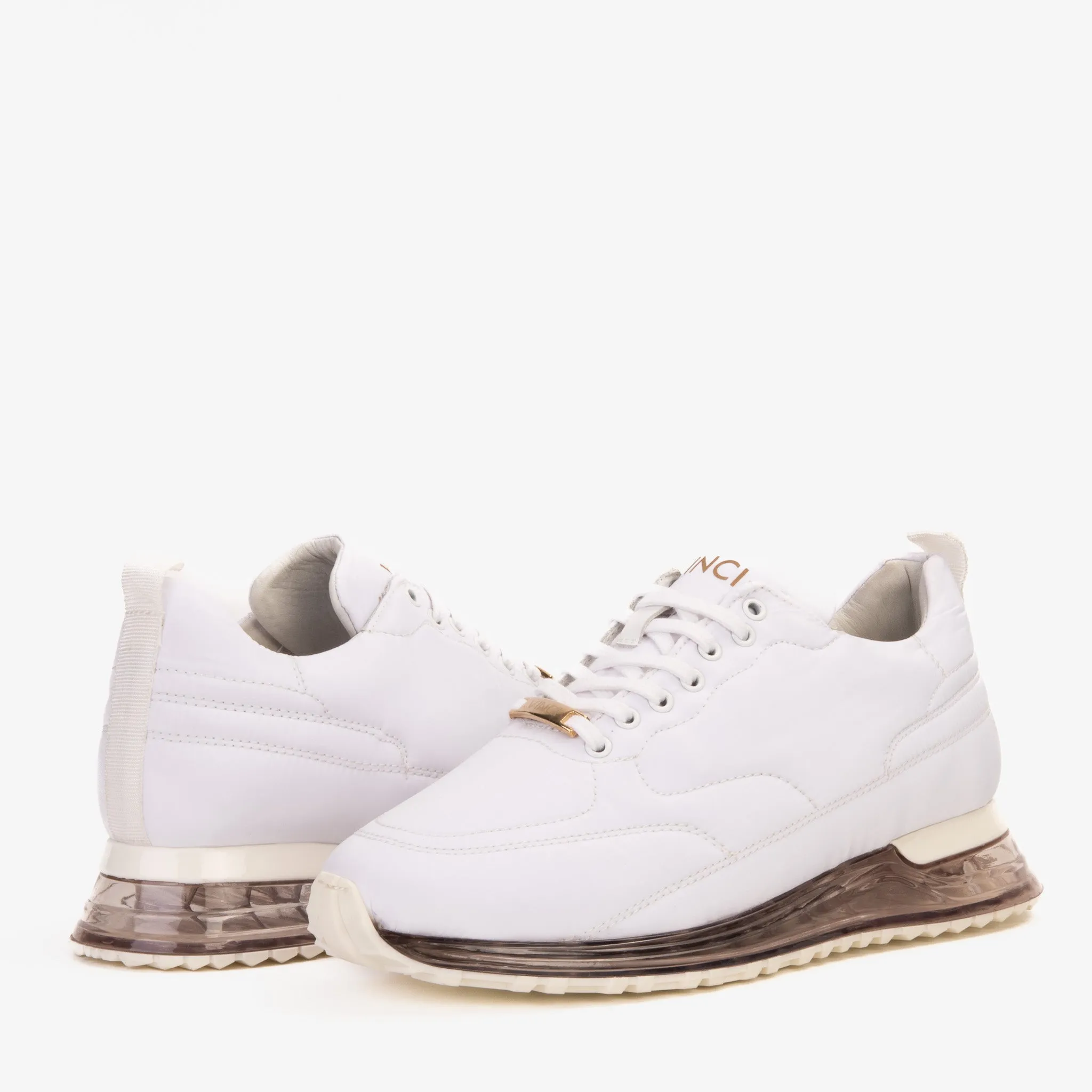 The Lexington White Leather Men Sneaker