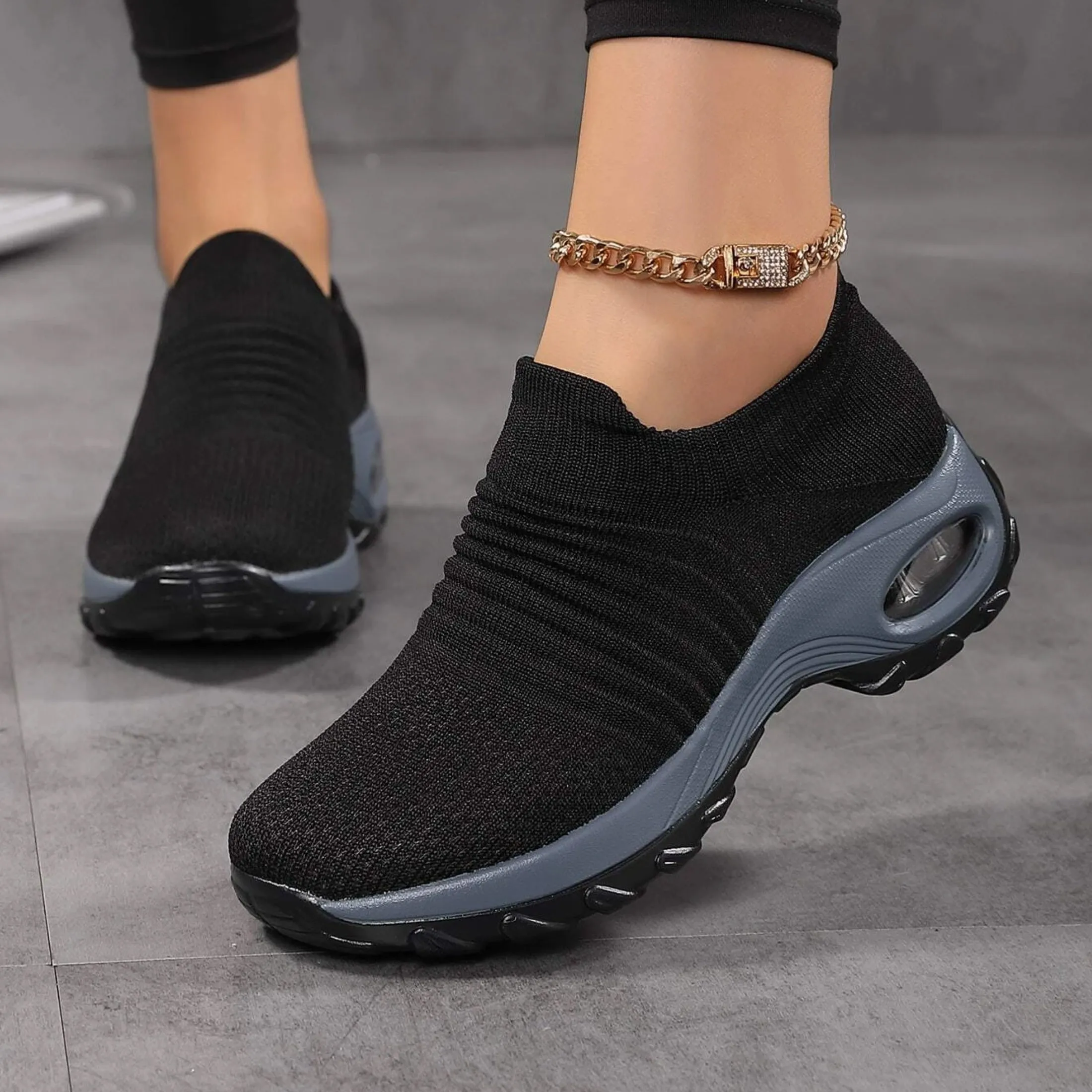 Thick Bottom Sneakers for Women - Breathable, Fashionable, and Comfortable Casual Shoes with Hundred Air Holes for Ventilation - Perfect for Daily Walking and Outdoor Activities