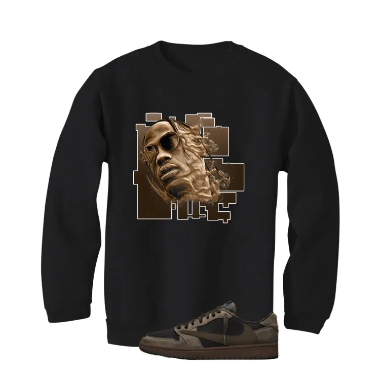 Travis Scott x Air Jordan 1 Low OG Velvet Brown Black T-Shirt (Trav Smoke)| illcurrency