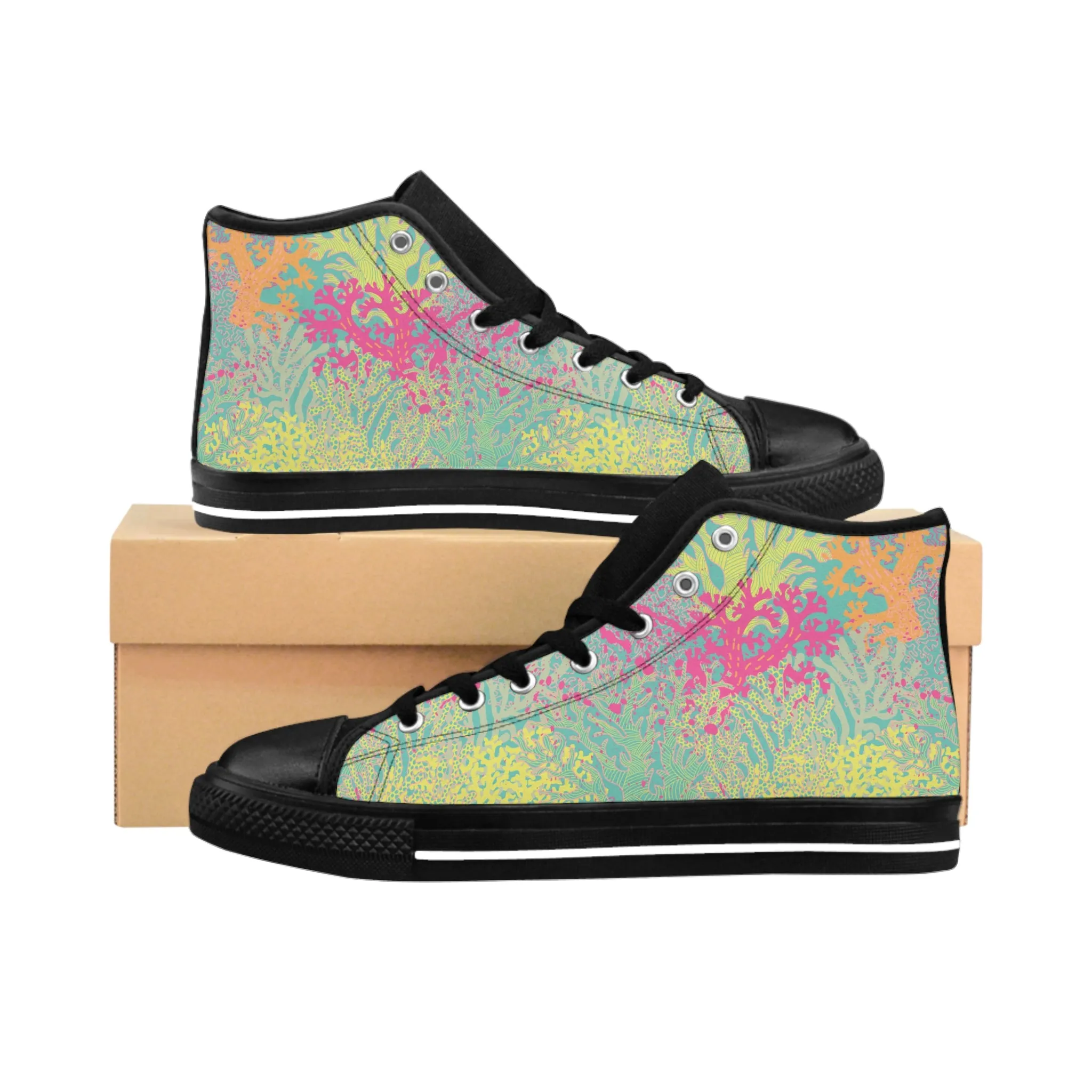 Underwater Coral Women's Classic Sneakers