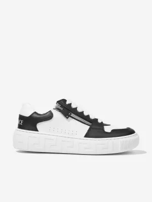 Versace Kids La Greca Trainers in White