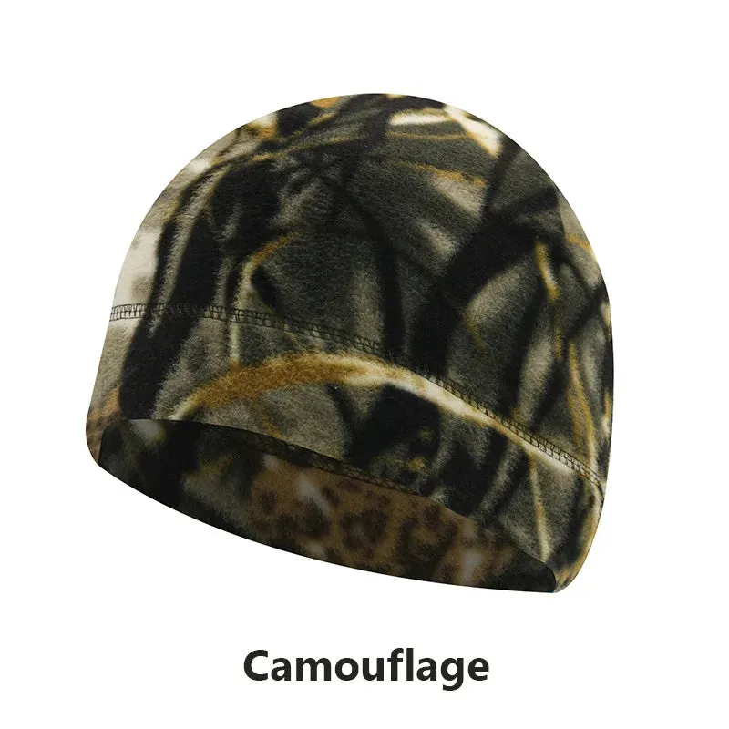 Windproof Fleece Sports Beanies Hat Fishing Cycling Hunting Military Tactical Men Women Warm Outdoor Winter Camping Hiking Caps