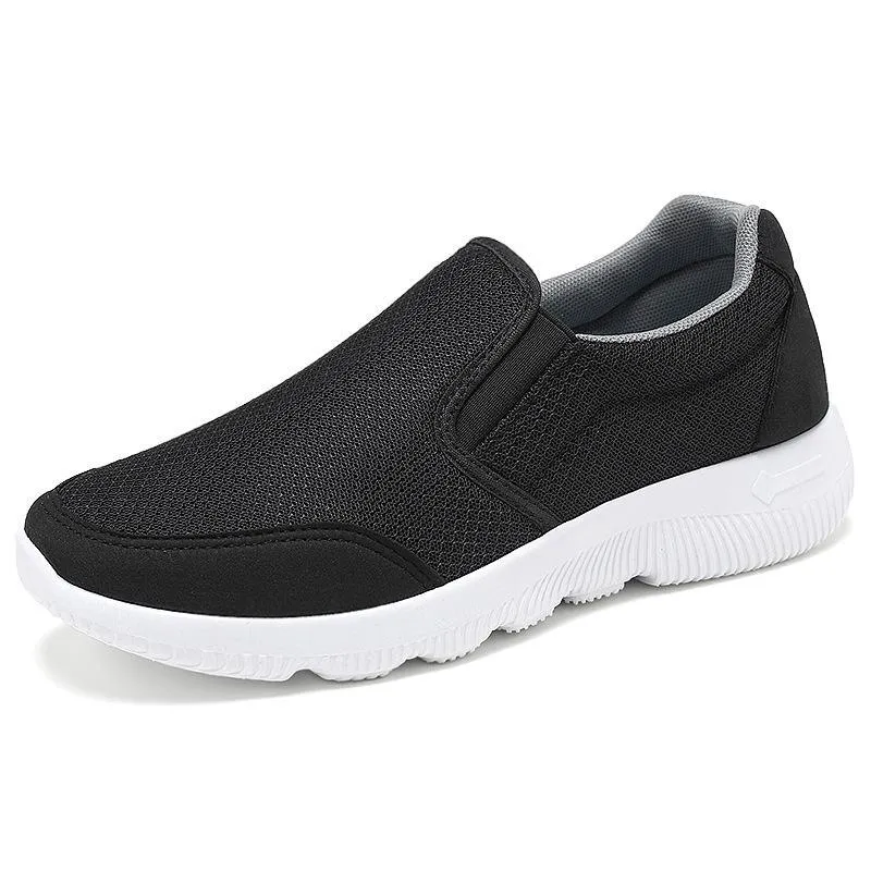 Women soft flat slip on best walking sneakers