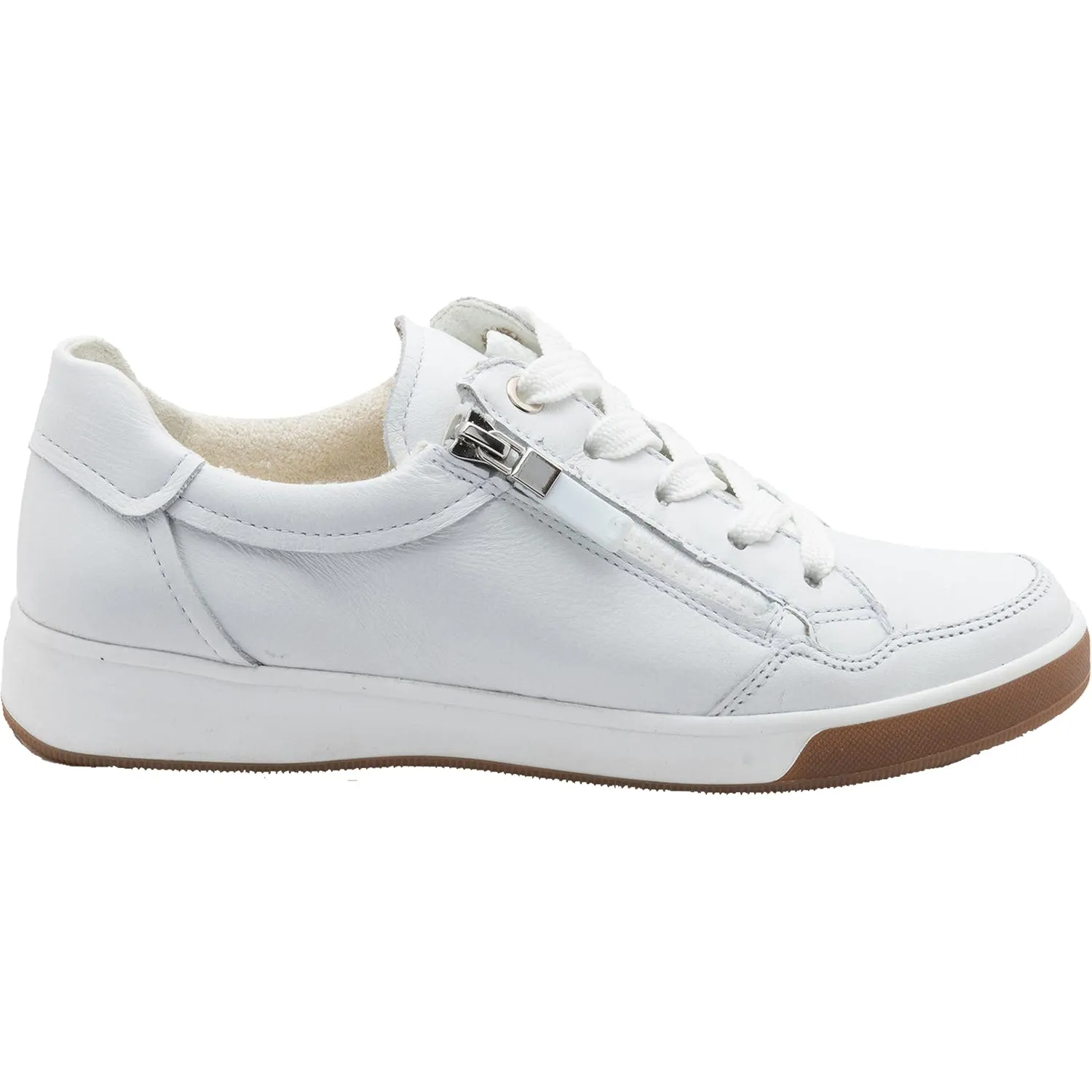 Women's Ara Rei Low II White Leather