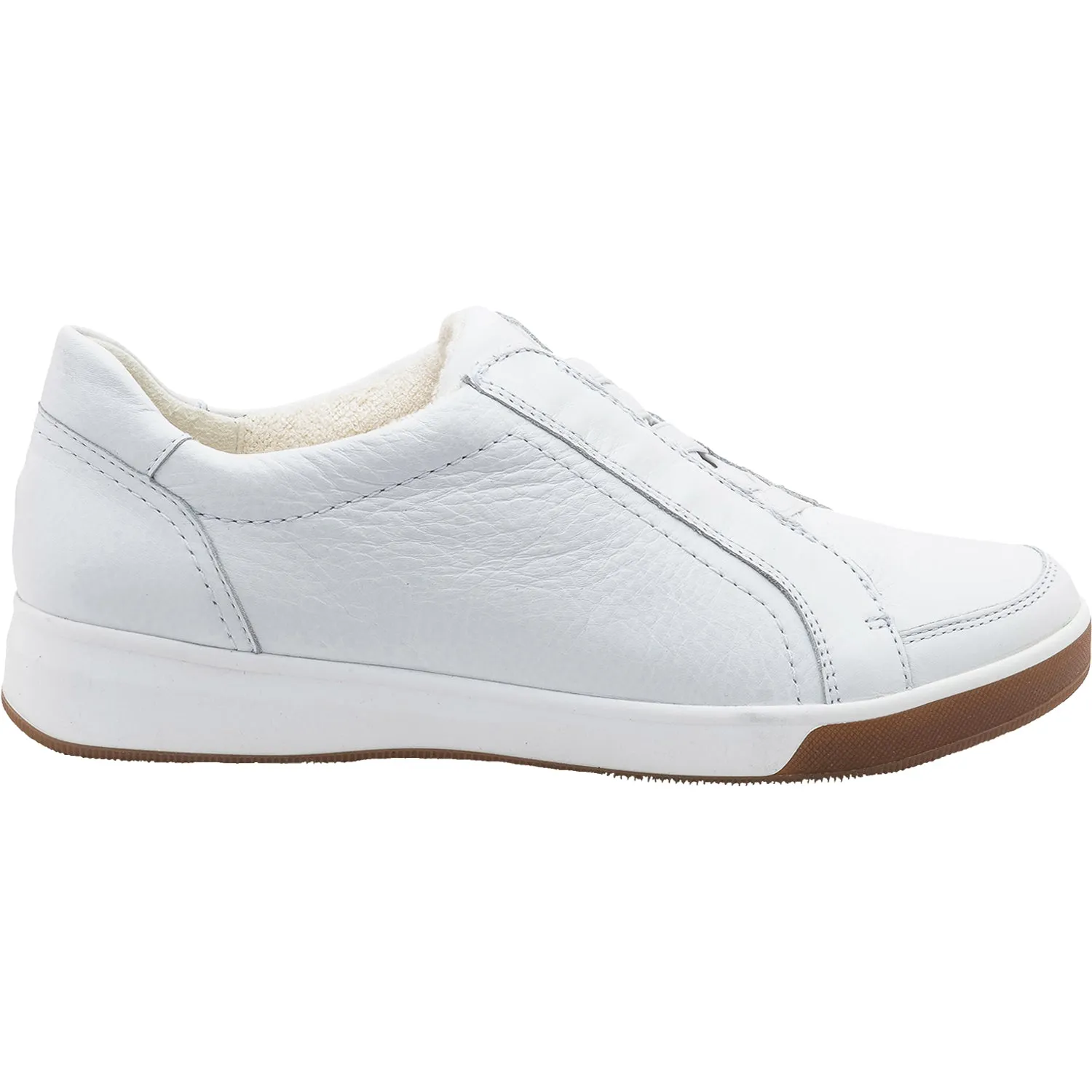 Women's Ara Rei Low Slip-On White Leather