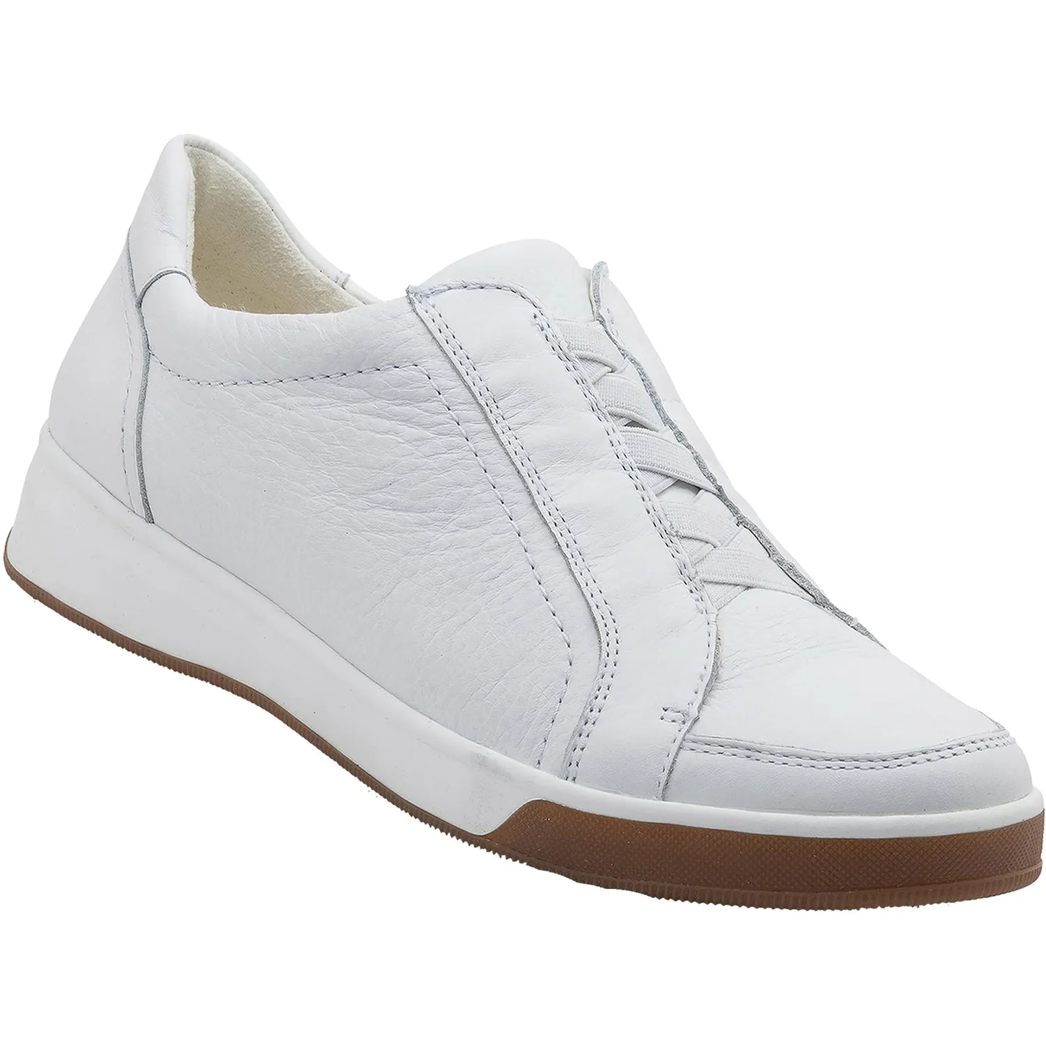 Women's Ara Rei Low Slip-On White Leather