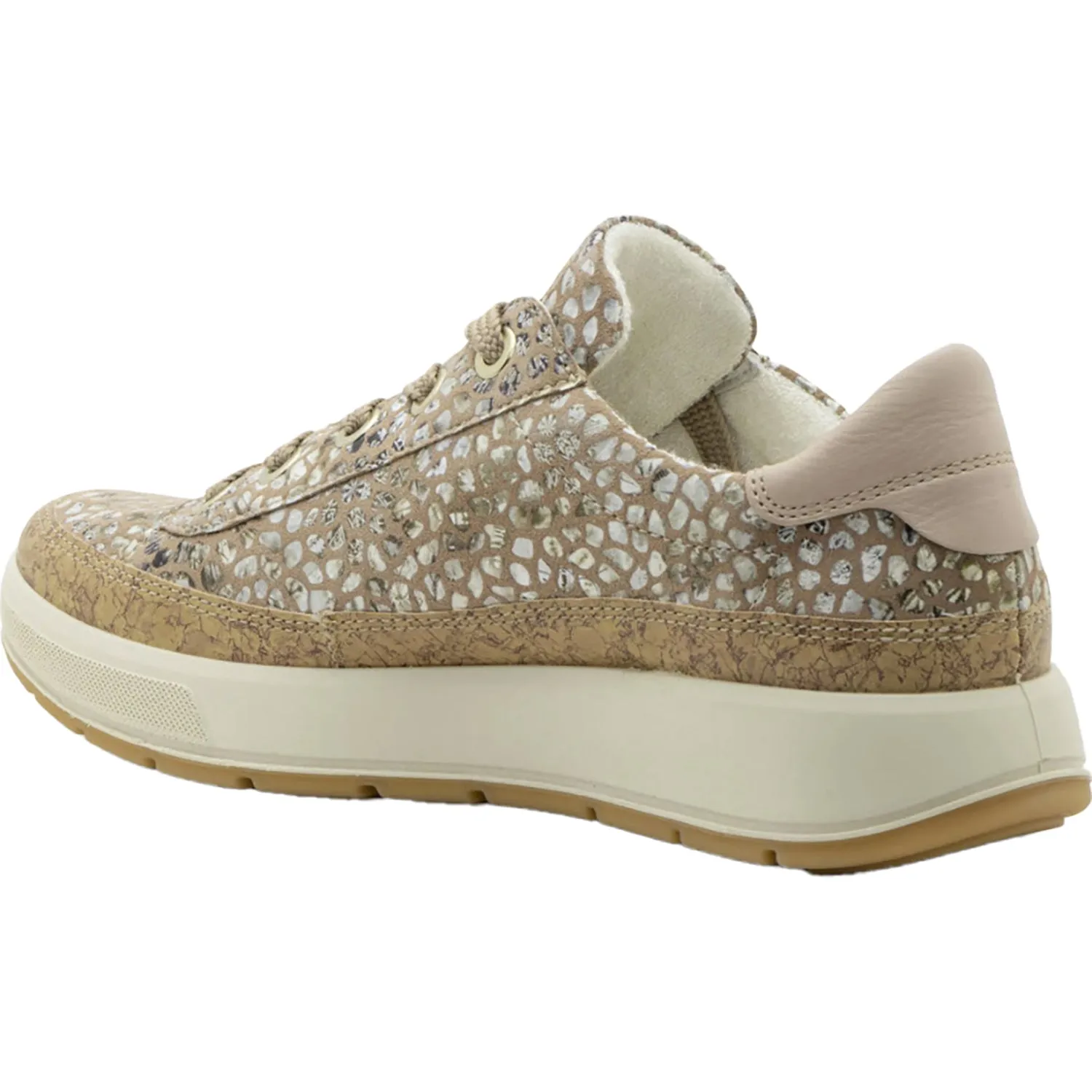 Women's Ara Rem Natural Konfettikid Leather