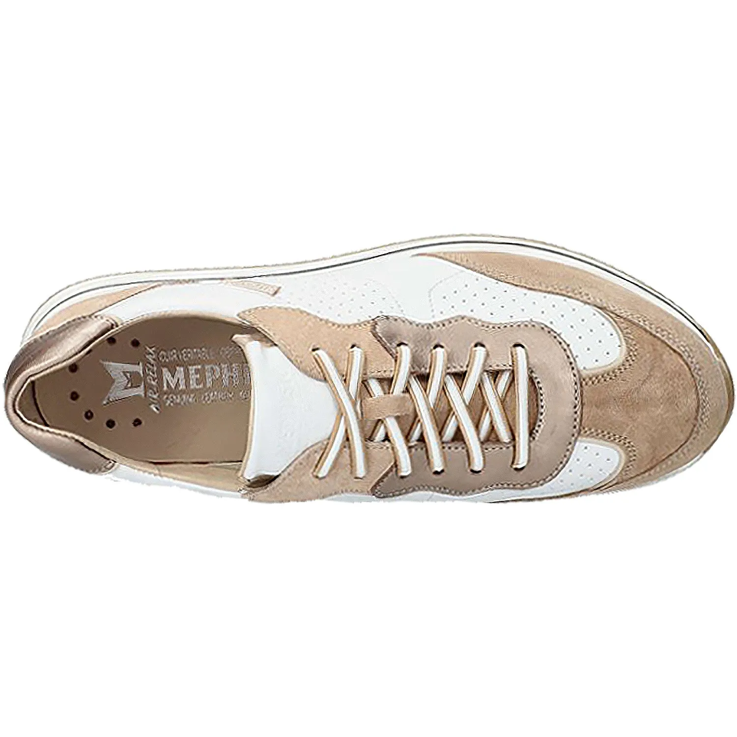 Women's Mephisto Laurena Light Sand Suede/Leather