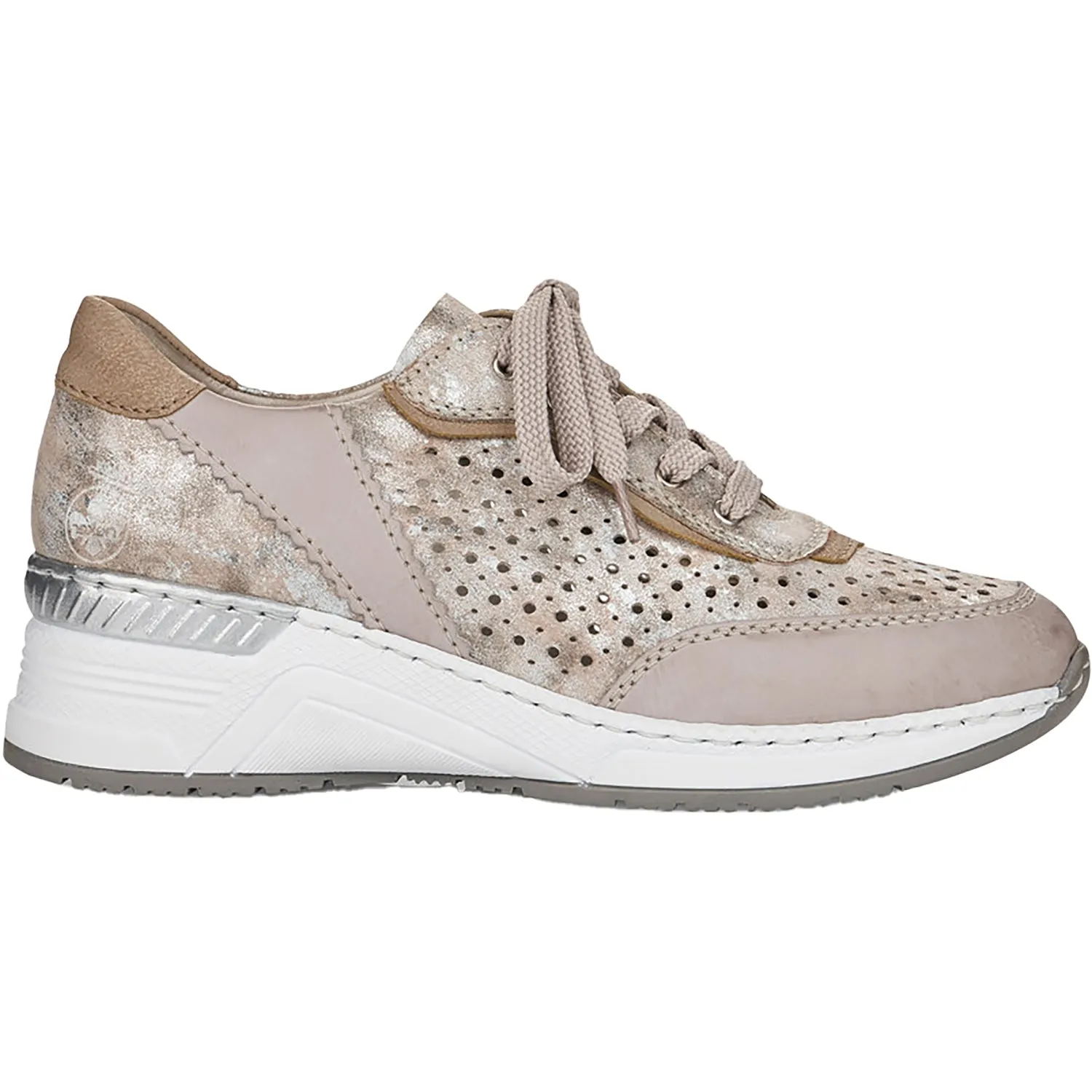 Women's Rieker N4341-60 Kitty 41 Ice/Rose Metallic/Muschel