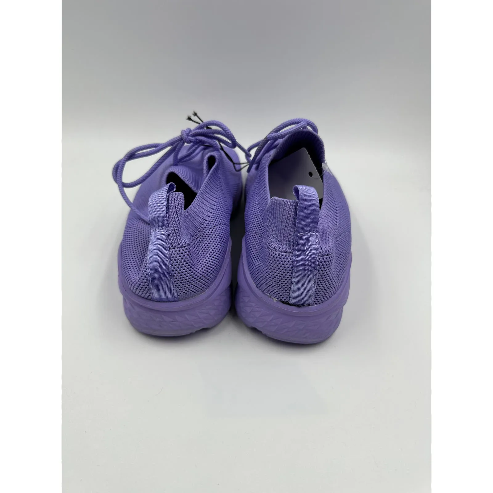 Women's Size 7, Purple Slip-on Knit Sneaker Perfect for Running Errands