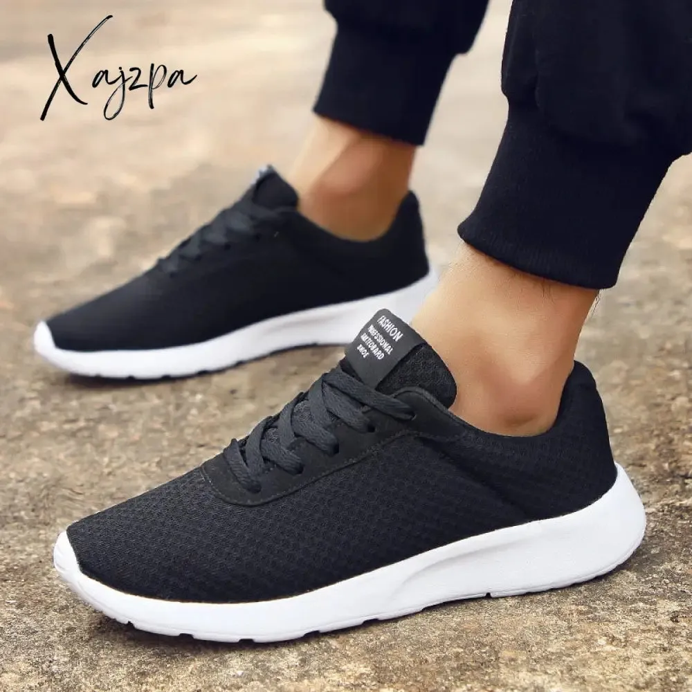 Xajzpa - New Men Casual Shoes Lace up Men Shoes Lightweight Comfortable Breathable Walking Sneakers Tenis Feminino Zapatos