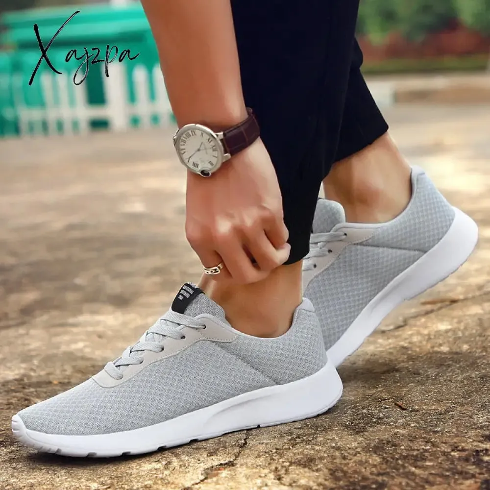 Xajzpa - New Men Casual Shoes Lace up Men Shoes Lightweight Comfortable Breathable Walking Sneakers Tenis Feminino Zapatos