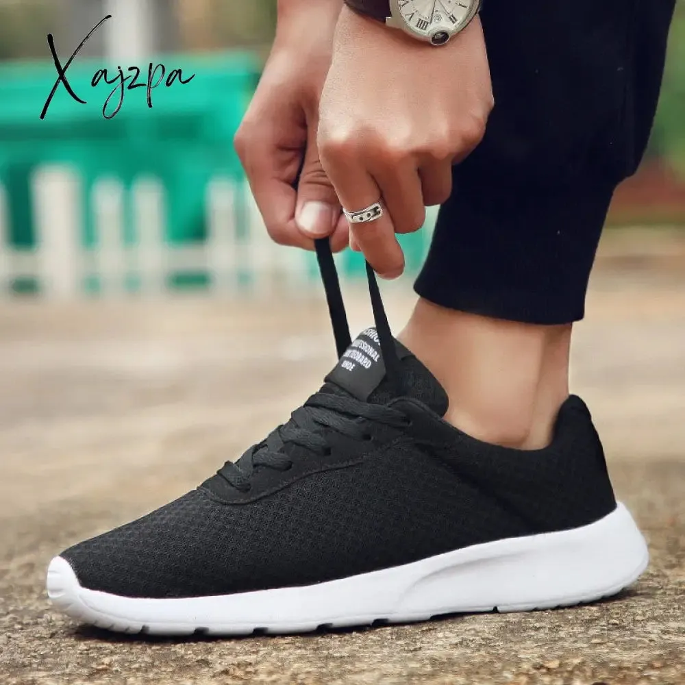 Xajzpa - New Men Casual Shoes Lace up Men Shoes Lightweight Comfortable Breathable Walking Sneakers Tenis Feminino Zapatos