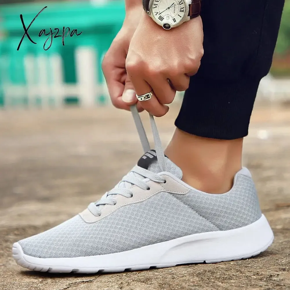 Xajzpa - New Men Casual Shoes Lace up Men Shoes Lightweight Comfortable Breathable Walking Sneakers Tenis Feminino Zapatos