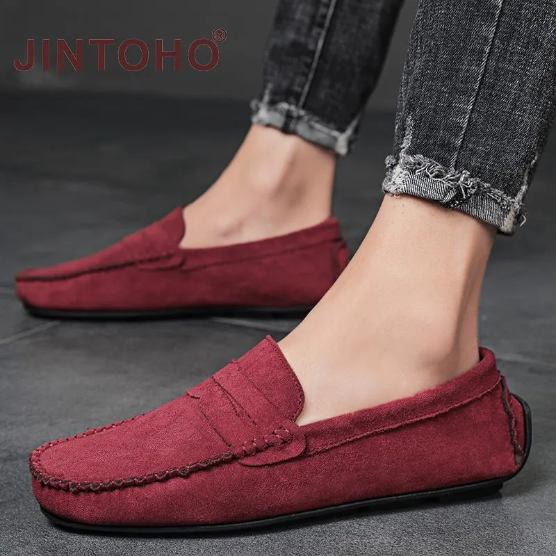 Yeknu Men Loafers Casual Shoes Boat Shoes Men Sneakers New Fashion Driving Shoes Walking Casual Loafers Male Sneakers Shoes