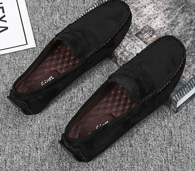 Yeknu Men Loafers Casual Shoes Boat Shoes Men Sneakers New Fashion Driving Shoes Walking Casual Loafers Male Sneakers Shoes