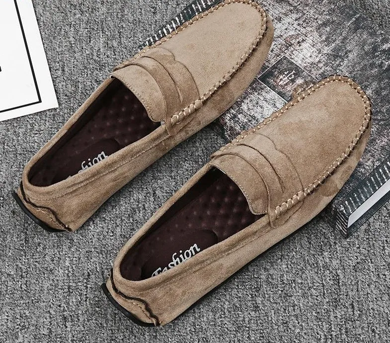 Yeknu Men Loafers Casual Shoes Boat Shoes Men Sneakers New Fashion Driving Shoes Walking Casual Loafers Male Sneakers Shoes