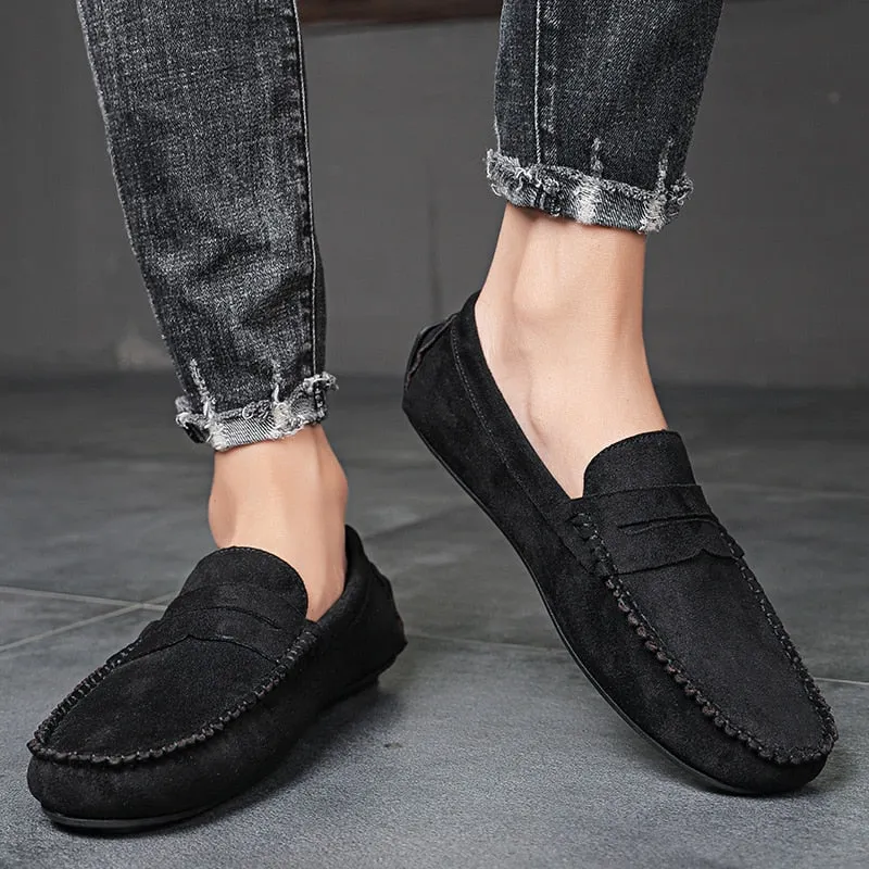 Yeknu Men Loafers Casual Shoes Boat Shoes Men Sneakers New Fashion Driving Shoes Walking Casual Loafers Male Sneakers Shoes