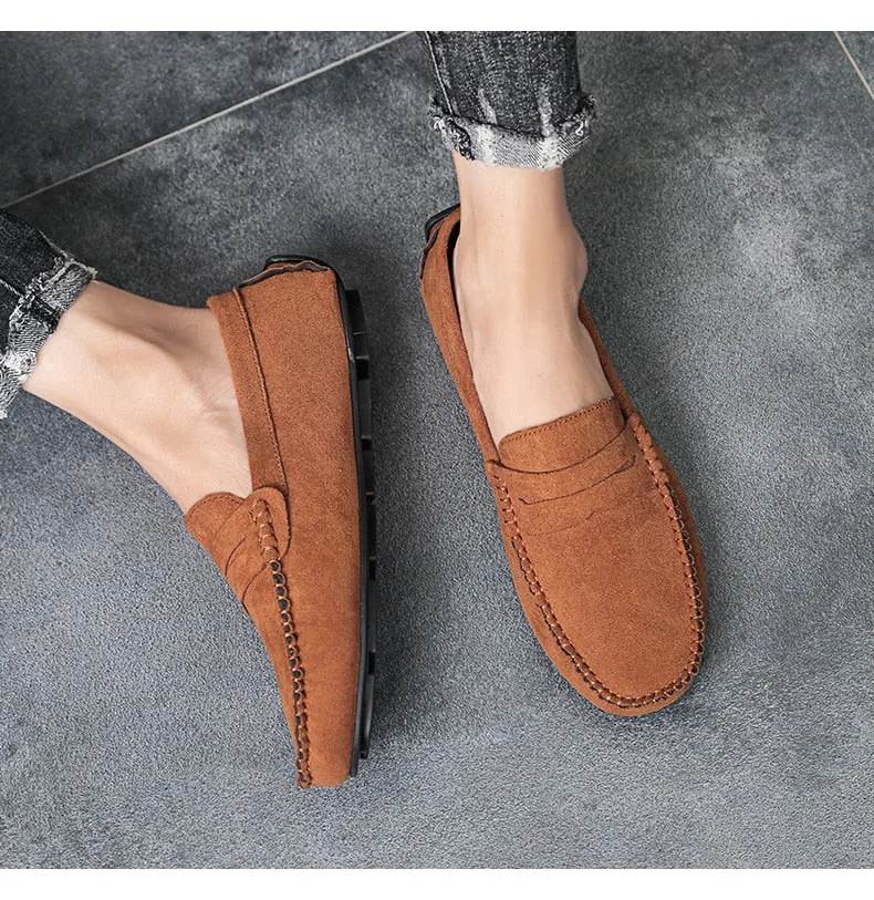 Yeknu Men Loafers Casual Shoes Boat Shoes Men Sneakers New Fashion Driving Shoes Walking Casual Loafers Male Sneakers Shoes